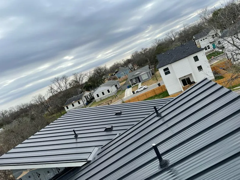 Standing seam metal roof panels with vents for Skylight Repair in Secaucus